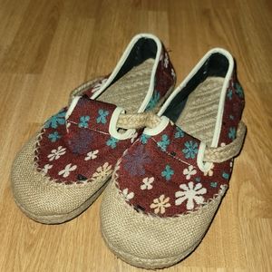Cute floral espadrille shoes 40